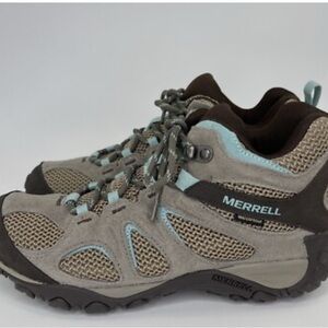 Merrell Women's Athletic Shoes - Gray and Light Blue